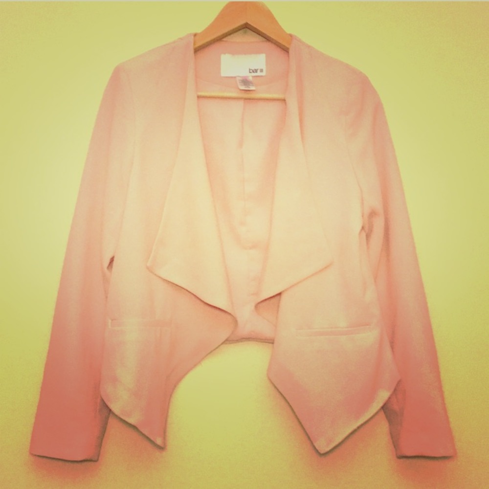Bar III | Women's Draped Crepe Open Blazer